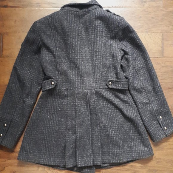 Buffalo Wool Blend Double Breasted Coat - Picture 2 of 13
